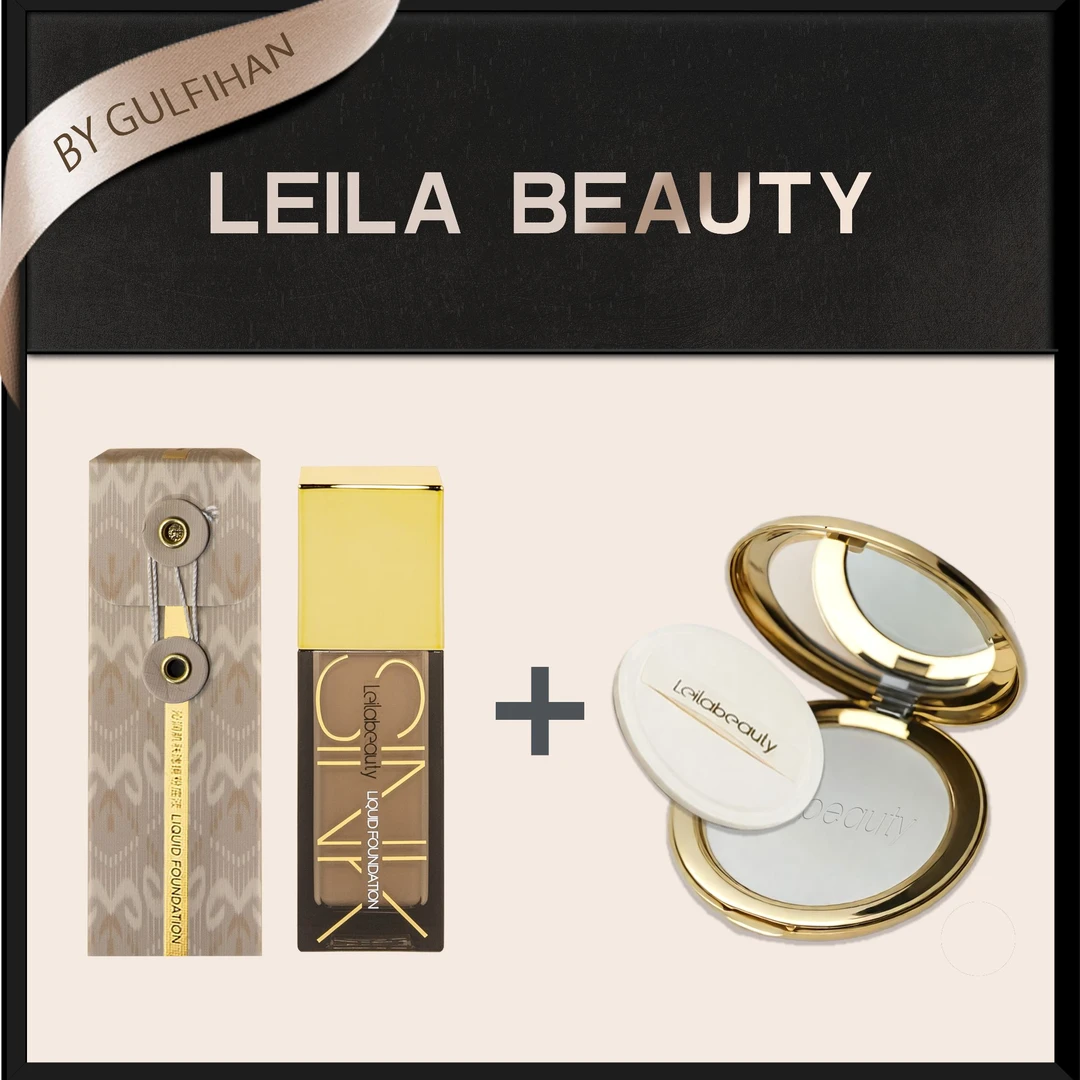 Leilabeauty沁润粉底粉饼组合【正装+小样+粉饼】