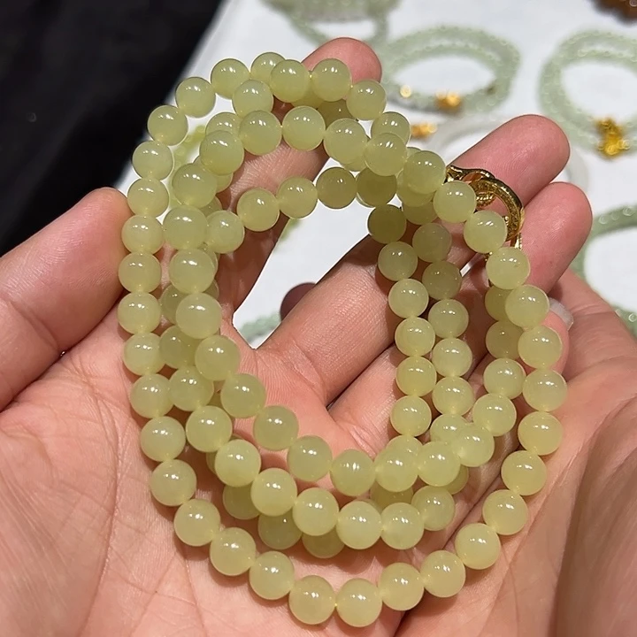 和田玉未镶嵌手串