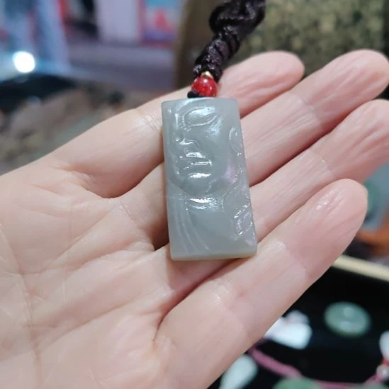 和田玉（青玉）未镶嵌颈饰