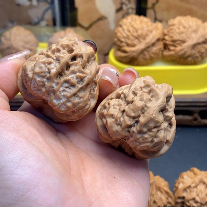 把件文玩核桃489三角蛙39.