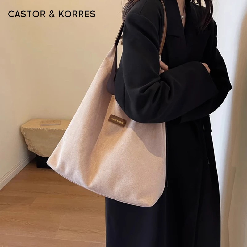 【CastorKorres正品】大容量包新款托特包通勤腋下单肩包送女友礼物