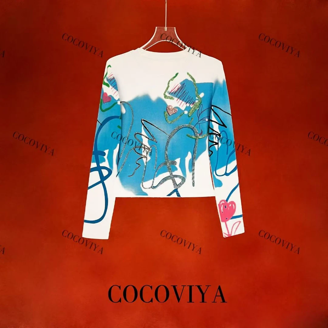 COCOVIYA 2025设计感春夏打底时尚百搭休闲上衣26C-721