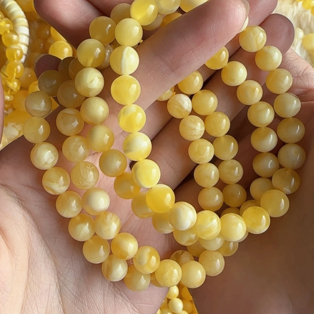 蜜蜡裸石未镶嵌多样性发一