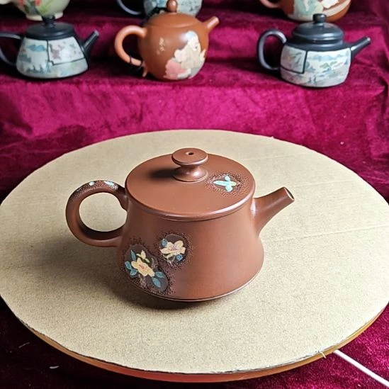 建水紫陶全品茶壶2号