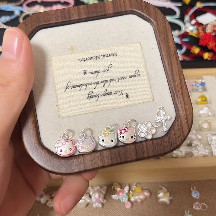 足银布艺银饰x6个