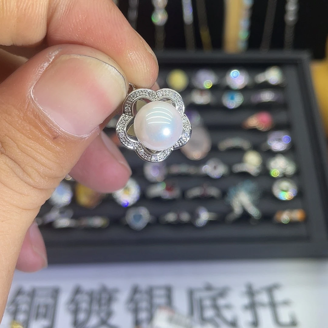 紫晶珠宝半成品未镶嵌