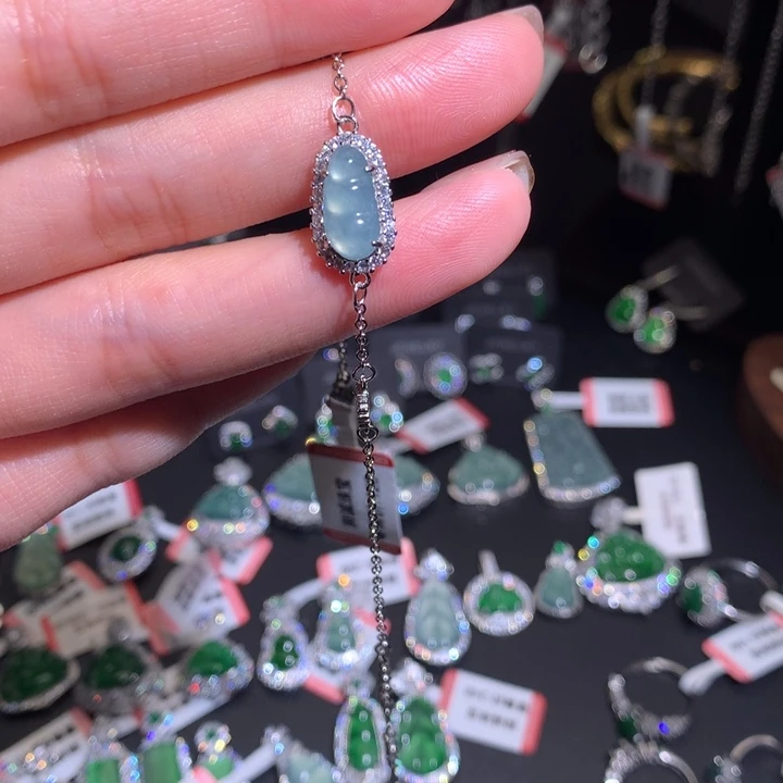 翡翠未镶嵌手链手链