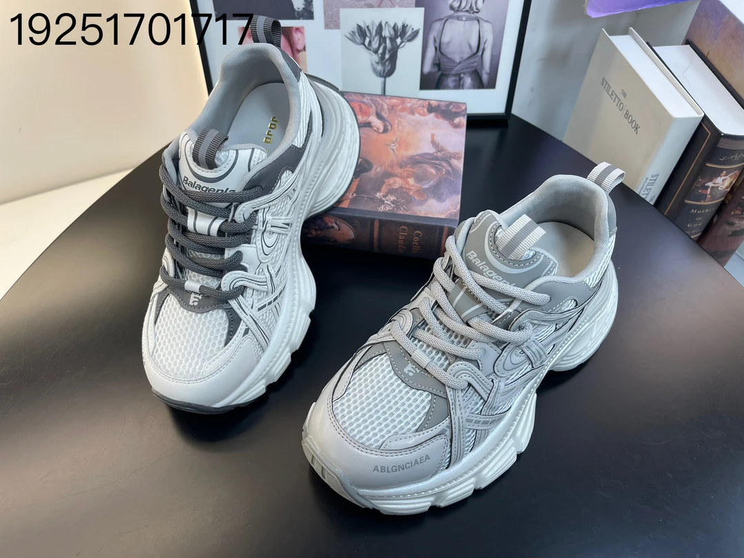 厚底银色老爹鞋女ins潮2025春季新款真皮百搭休闲透气网面运动鞋