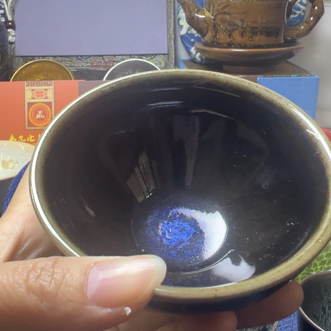 建盏喝茶杯 喜欢进