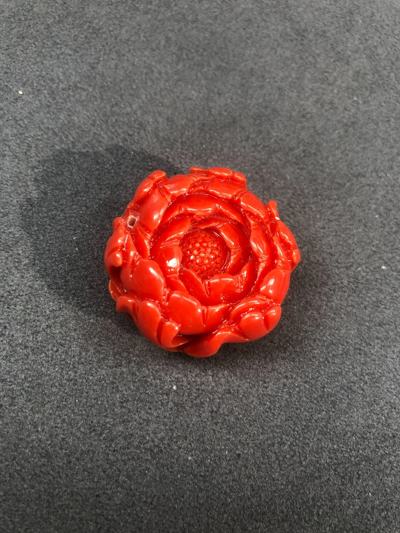 【亏米清仓】32mm橘莫色牡丹花牌241