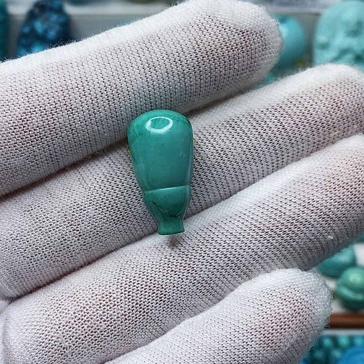 绿松石未镶嵌天然原矿 地大质检