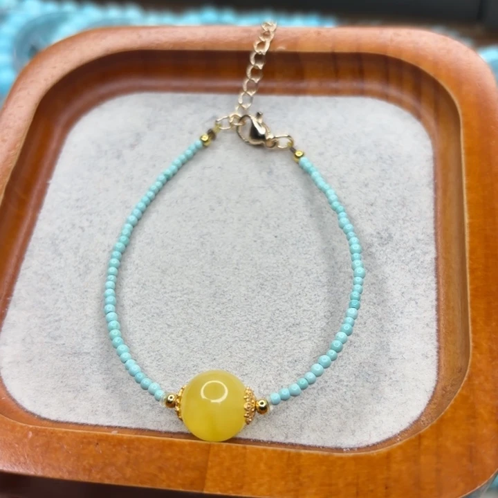 绿松石未镶嵌手链