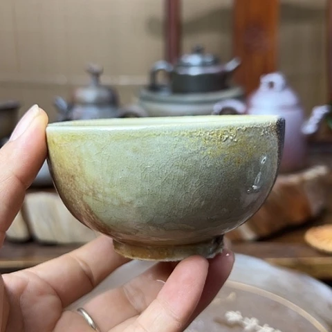 赵***国戬谷龙窑柴烧茶杯377
