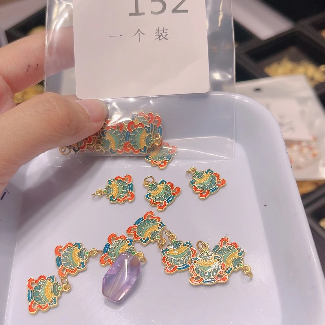 紫晶珠宝半成品银S925镶嵌152