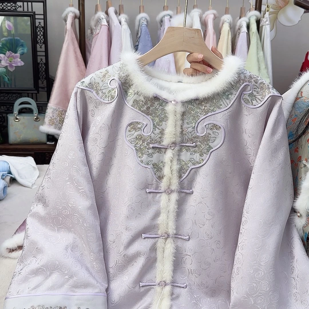 刺绣6苏绣棉服胸围106