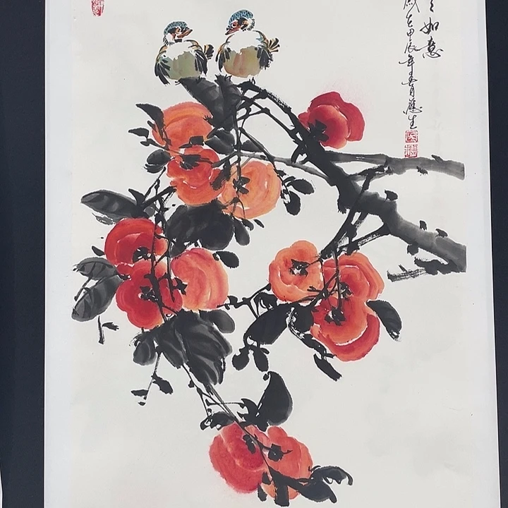 国画老师手绘作品
