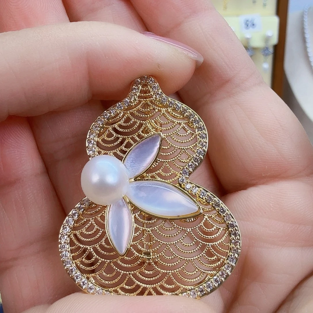 淡水珍珠胸饰未镶嵌