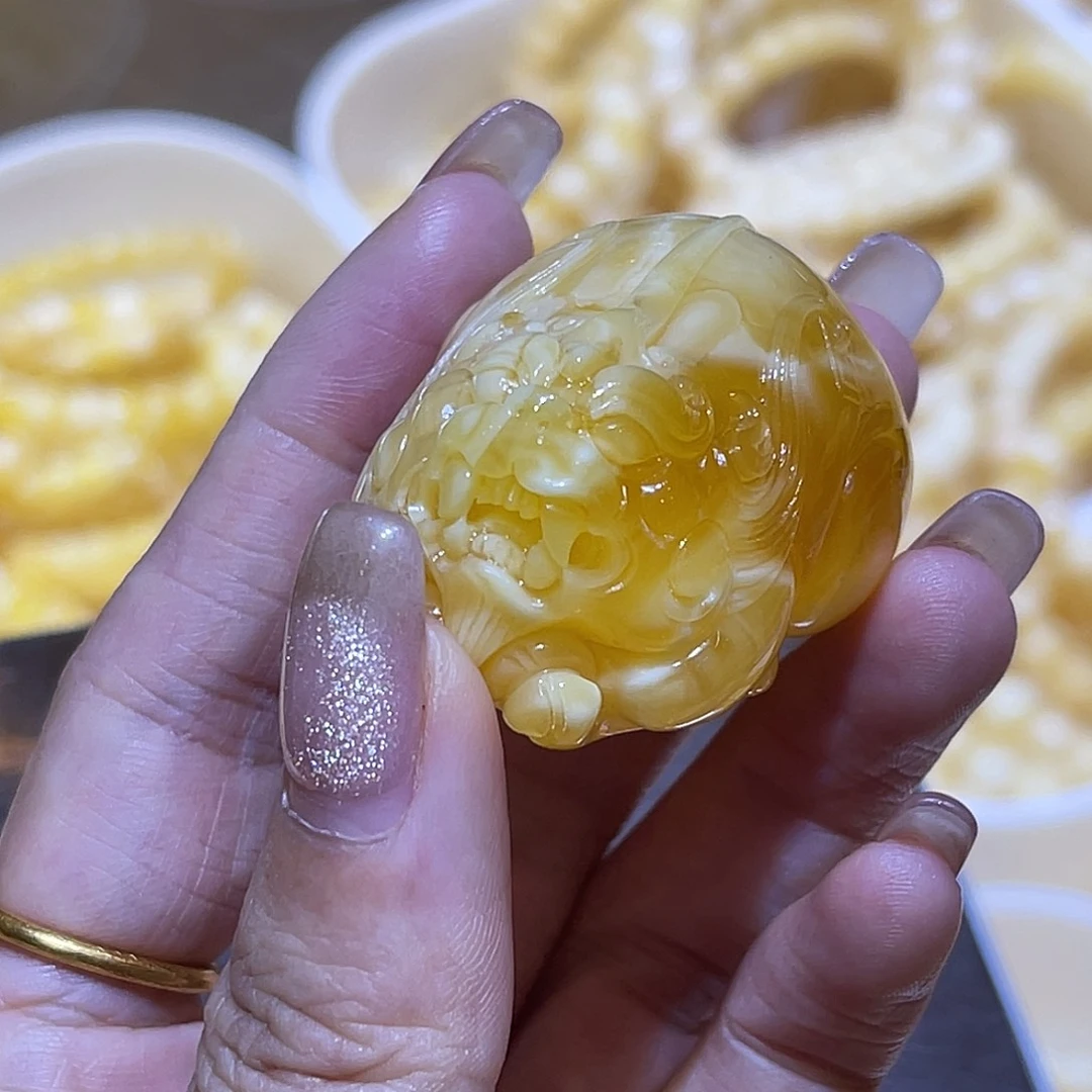 琥珀未镶嵌手链蜜蜡貔貅