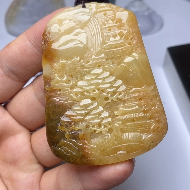 颈饰未镶嵌翡翠翡翠