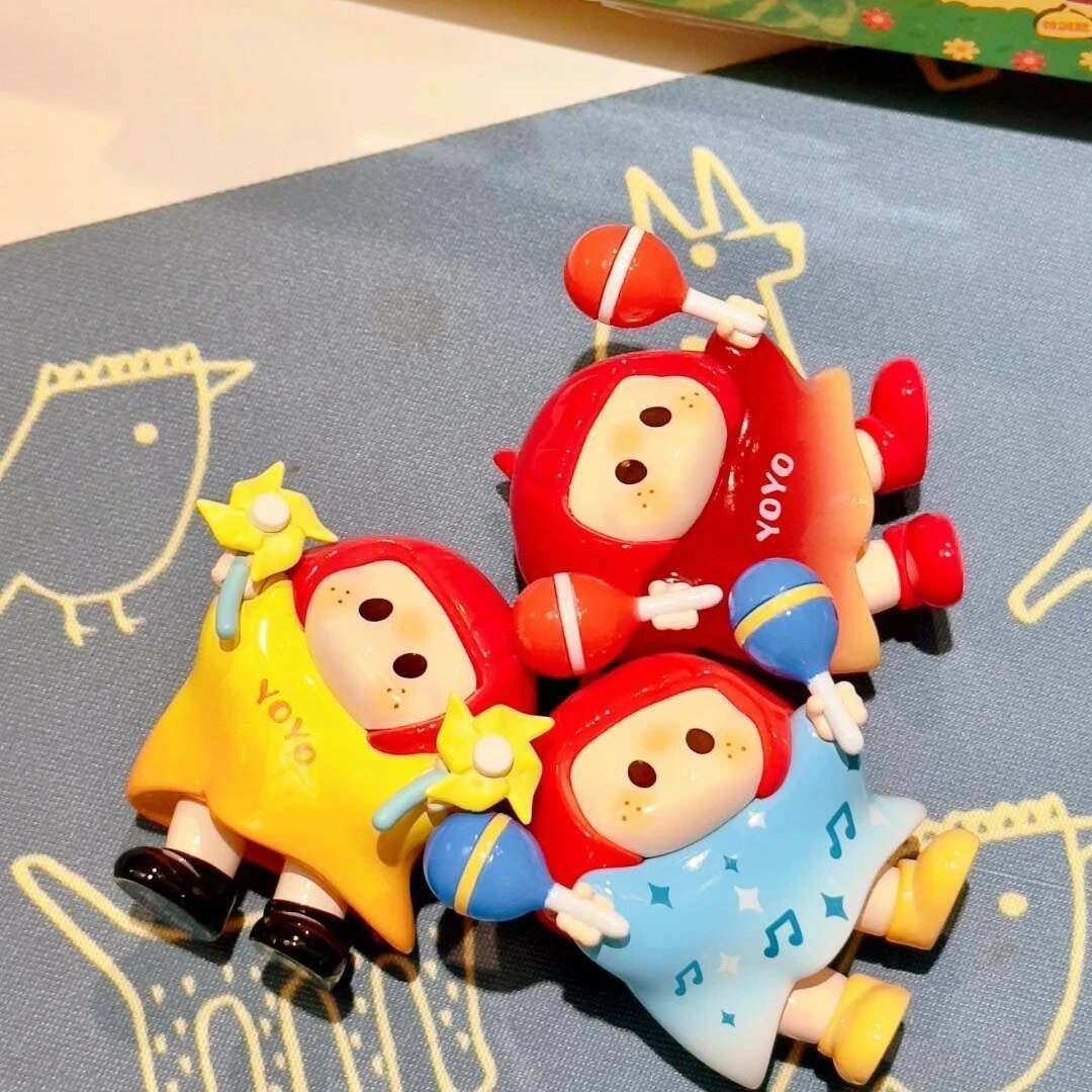 yoyo酱萌趣歪头系列招财转转迷你模型桌面摆件右右酱可爱送礼物