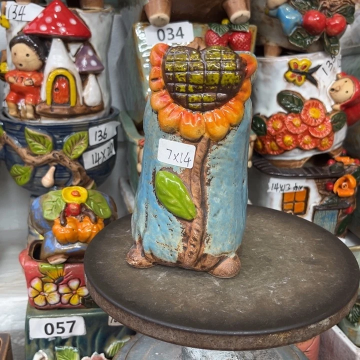 紫砂花盆粗陶材质多肉花盆