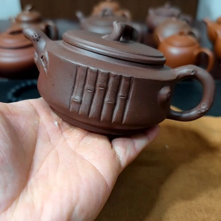 紫砂茶壶宜兴紫砂壶半手工