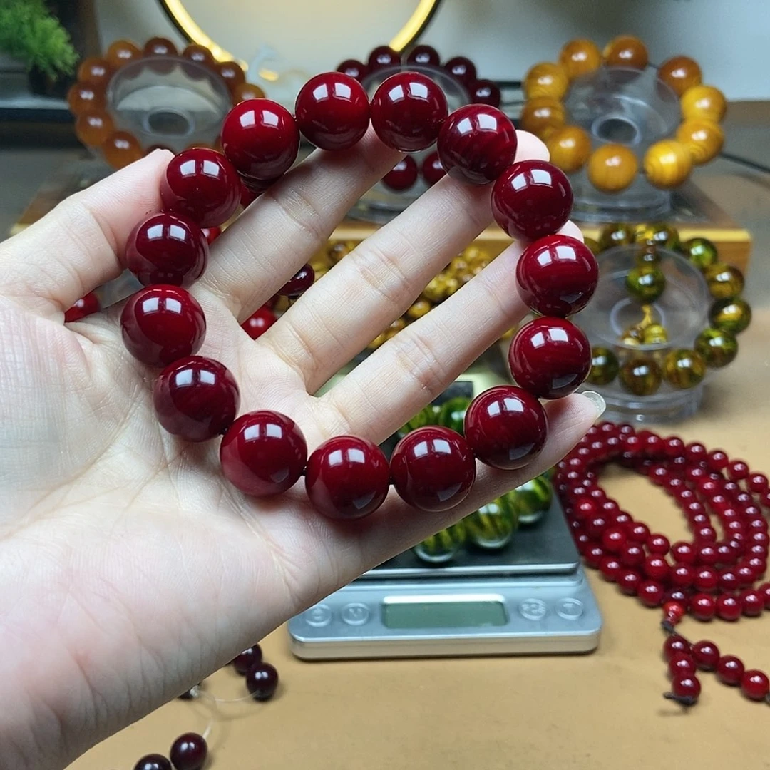 【闪购商品】贝壳杉（血龙木）手串/手链J****01.5*15