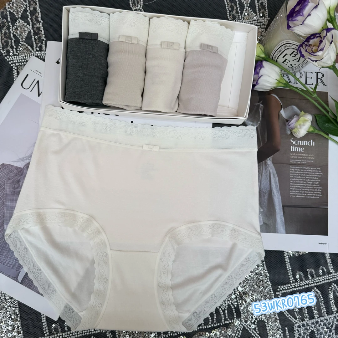 秋冬款磨毛透气舒适亲肤中高腰女士三角内裤包臀90-140