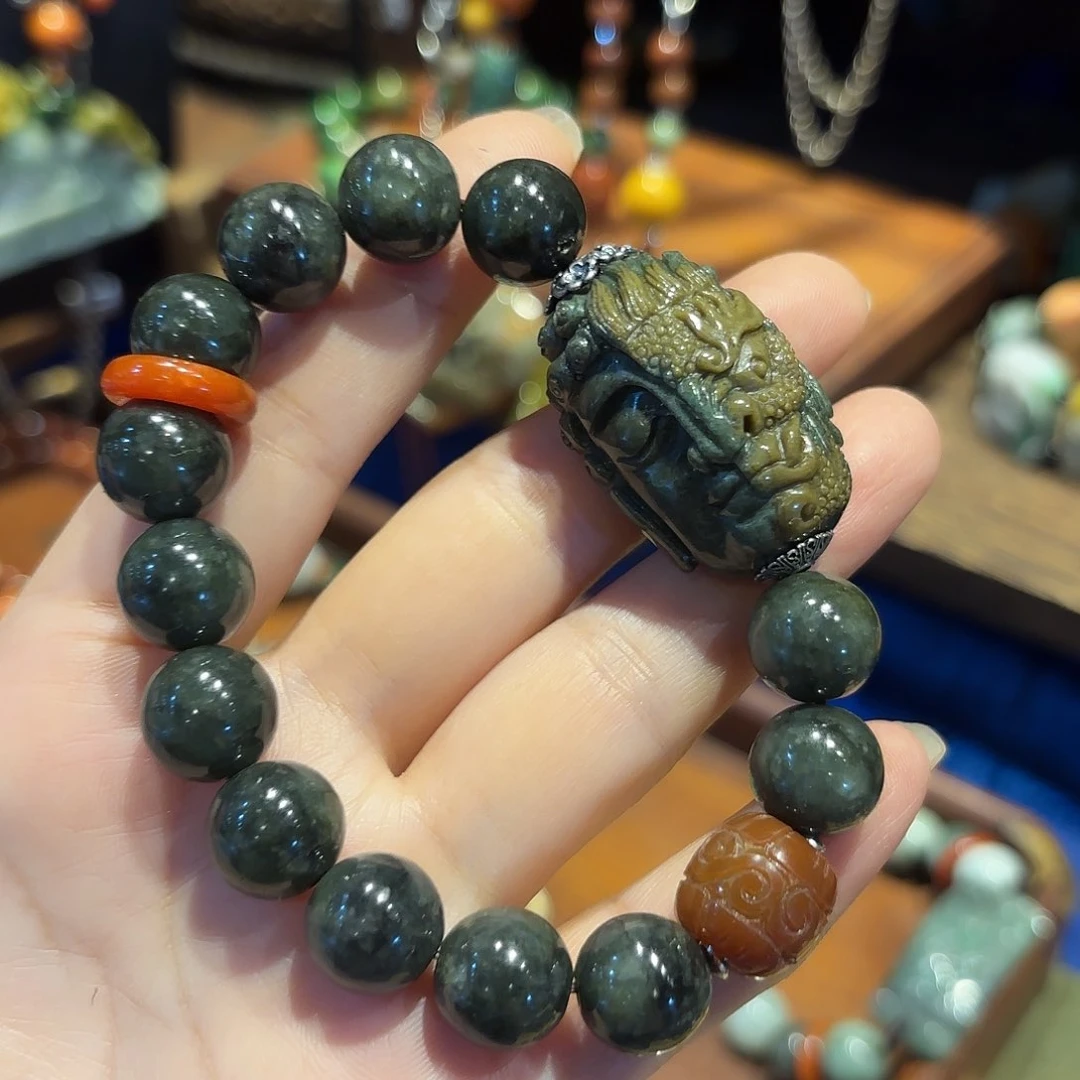 翡翠手链未镶嵌原创