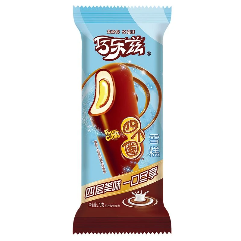 【伊站GO爽】【2025年新日期】巧乐兹四个圈蛋奶巧克力味雪糕70g/支