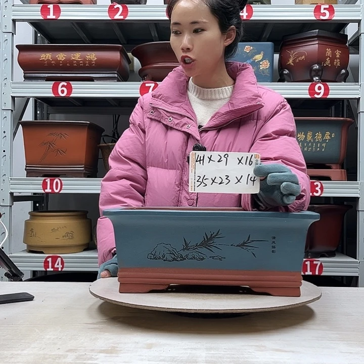 紫砂花盆紫砂花盆