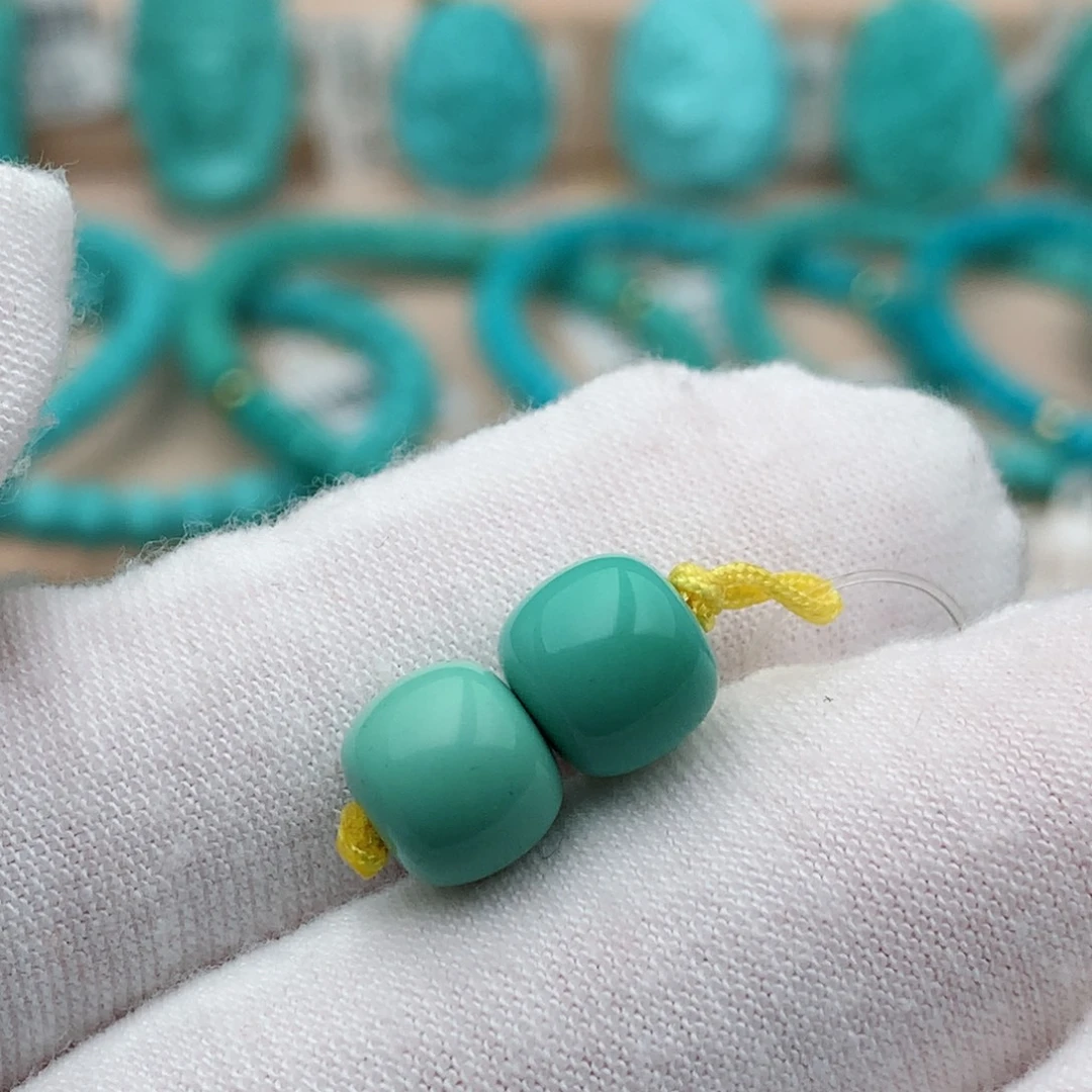 绿松石未镶嵌珠宝奇石8.3mm
