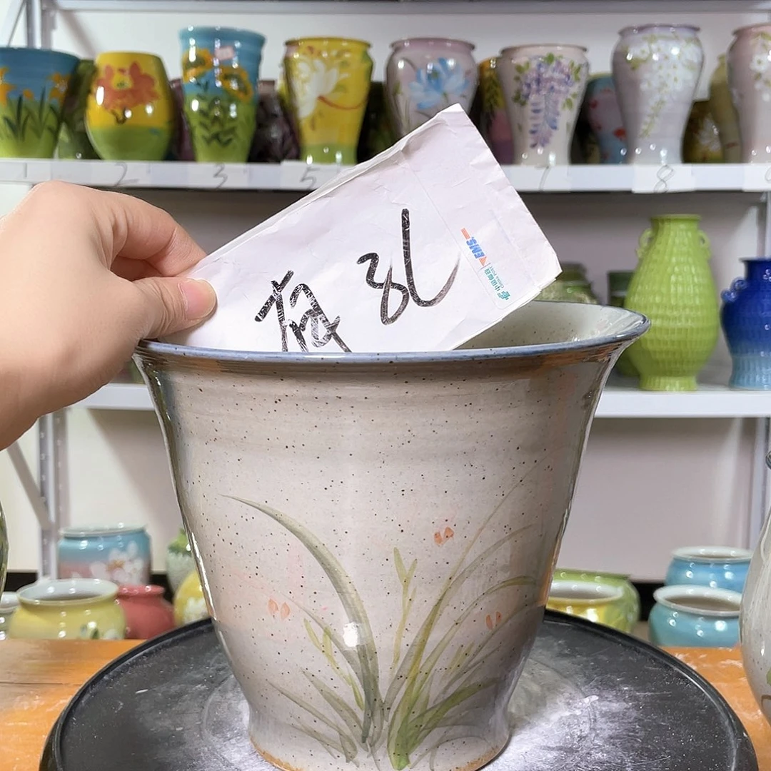 景德镇陶瓷花盆花器暇258