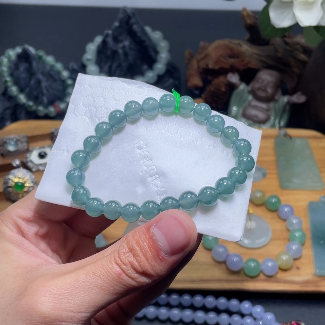 翡翠未镶嵌颈饰手串危