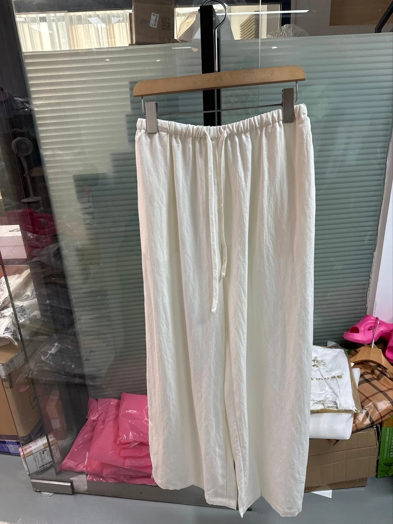 6130 灰姑娘家 慵懒休闲直筒裤