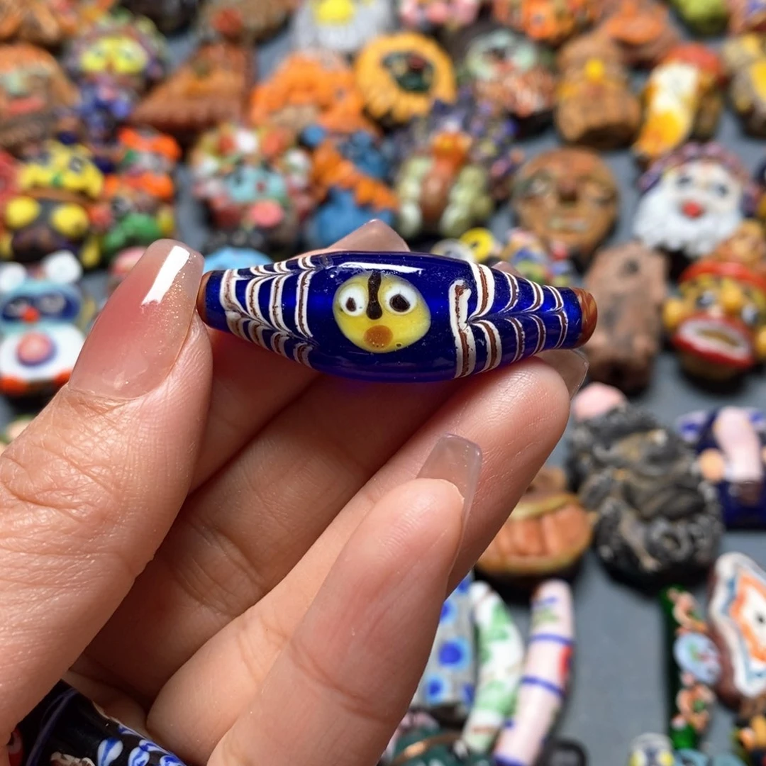 琉璃颈饰印度尼西亚萍水相逢