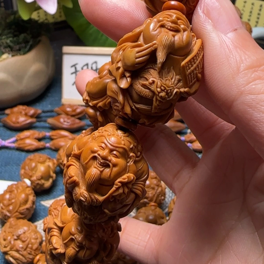 【闪购商品】橄榄核手串龙财神