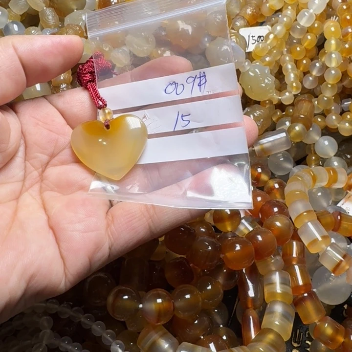 玛瑙/玉髓颈饰未镶嵌蜡**新009