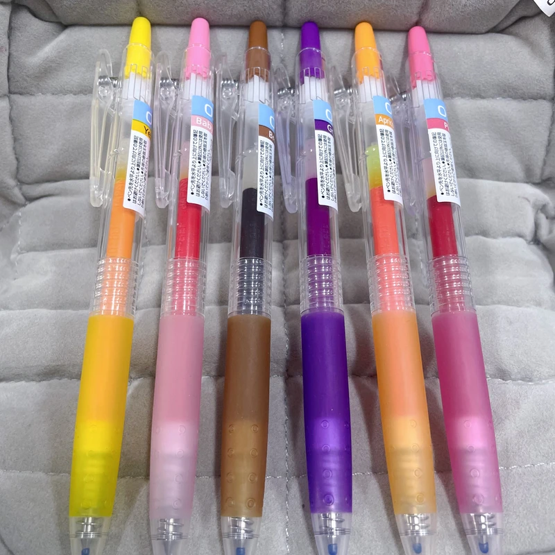 小钰百乐PILOT6支装Juice果汁笔日本彩色做笔记专用手账按动中性