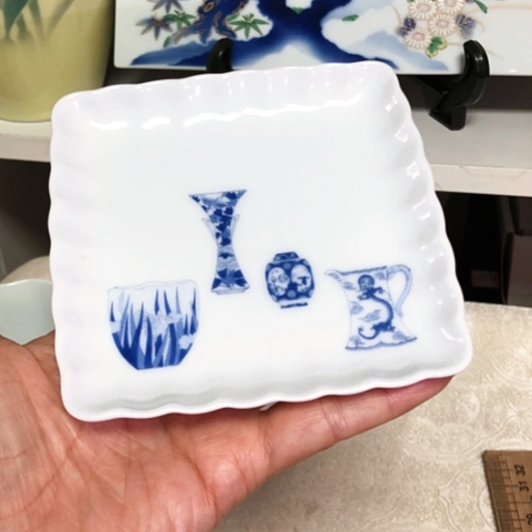 【闪购商品】碗万国博览会盘子手绘全新