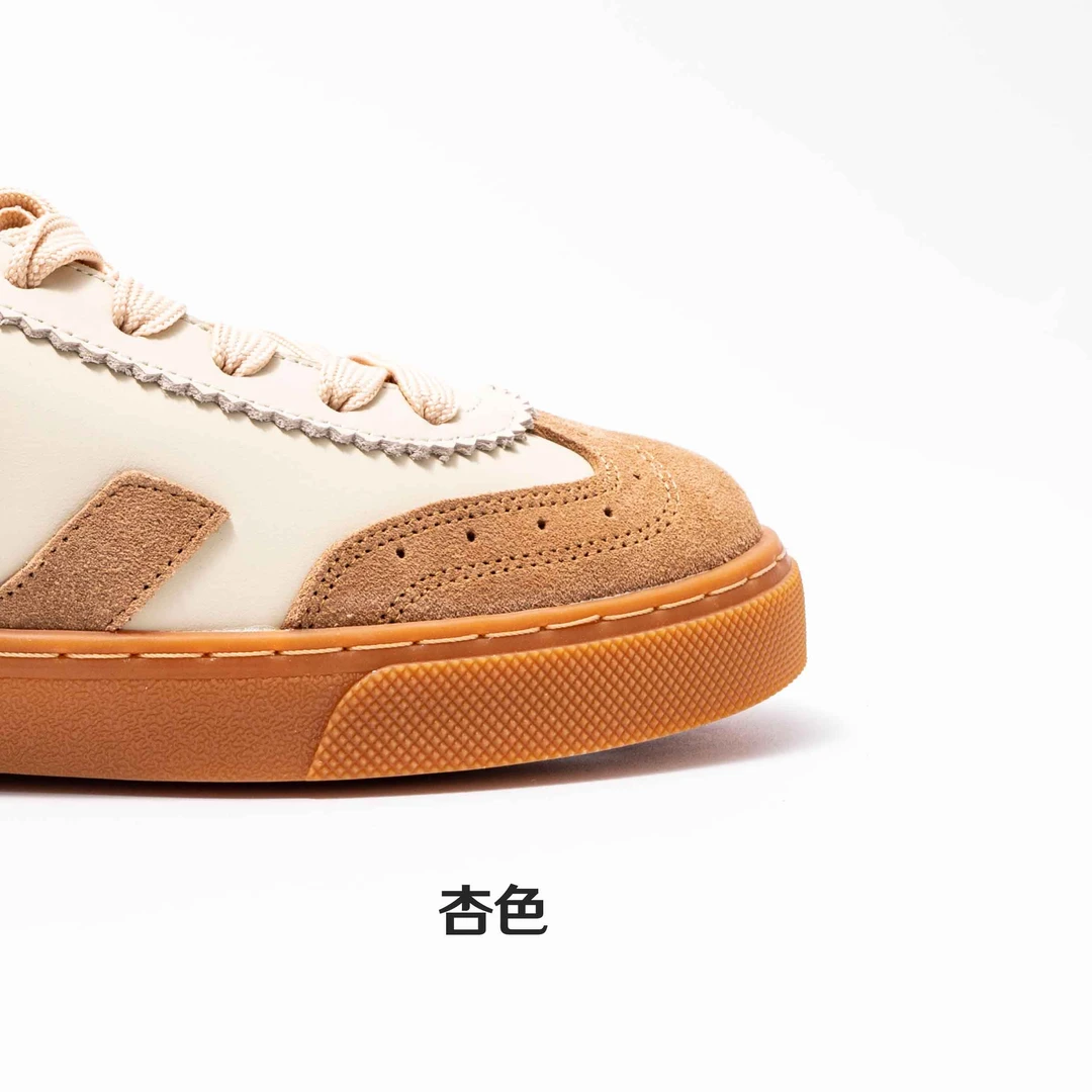 复古情侣款休闲系带板鞋运动德训鞋 CA-0814