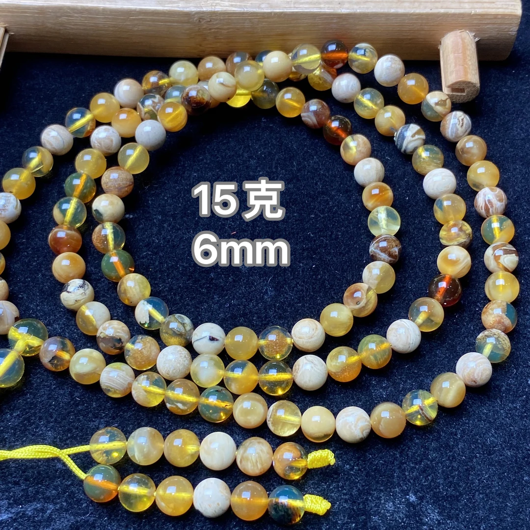【小伊琥珀】15克亮色系蜜宝108（6mm）