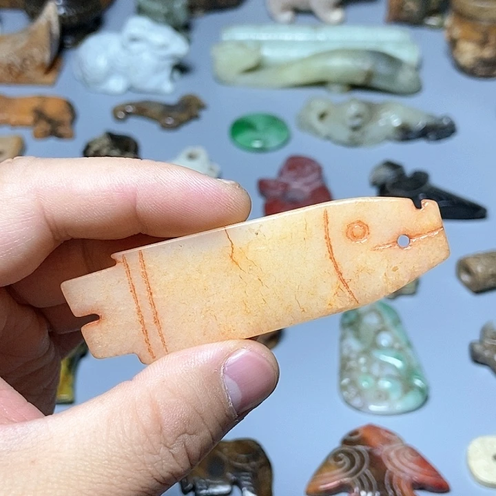 和田玉未镶嵌颈饰86