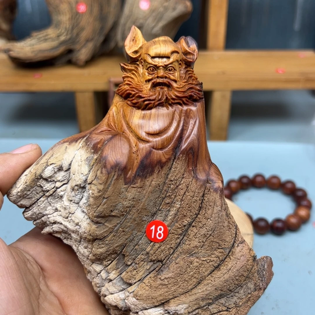 木崖柏木摆件手把件，