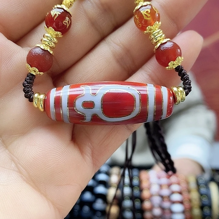 玛瑙/玉髓合金颈饰