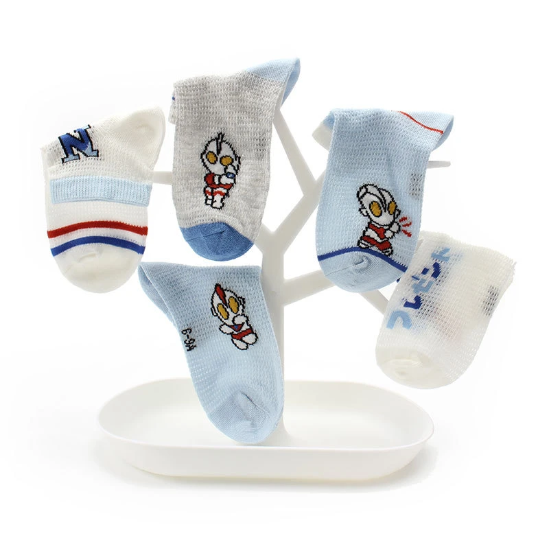 男童女童男女童春夏季透气宝宝小孩网眼春薄棉袜子童袜运动袜棉袜