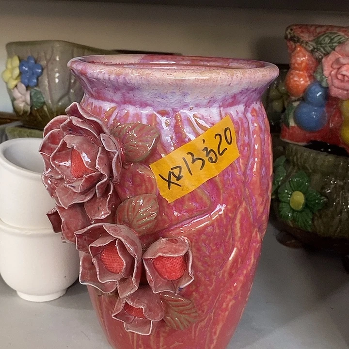 陶摆件陶盆有孔 瑕疵介意勿拍