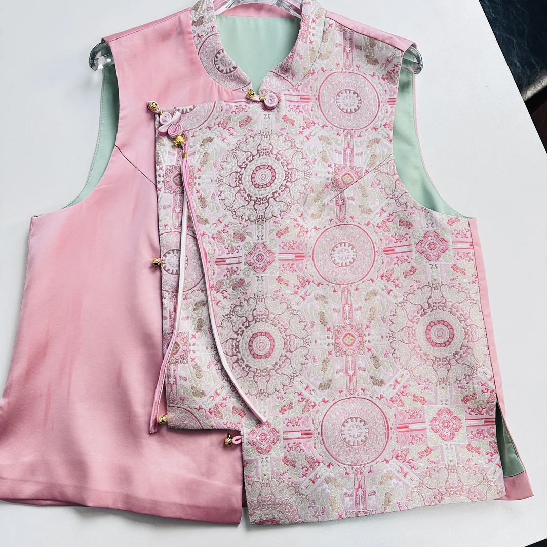 （陈陈家）（粉八达）6303新中式国风马甲