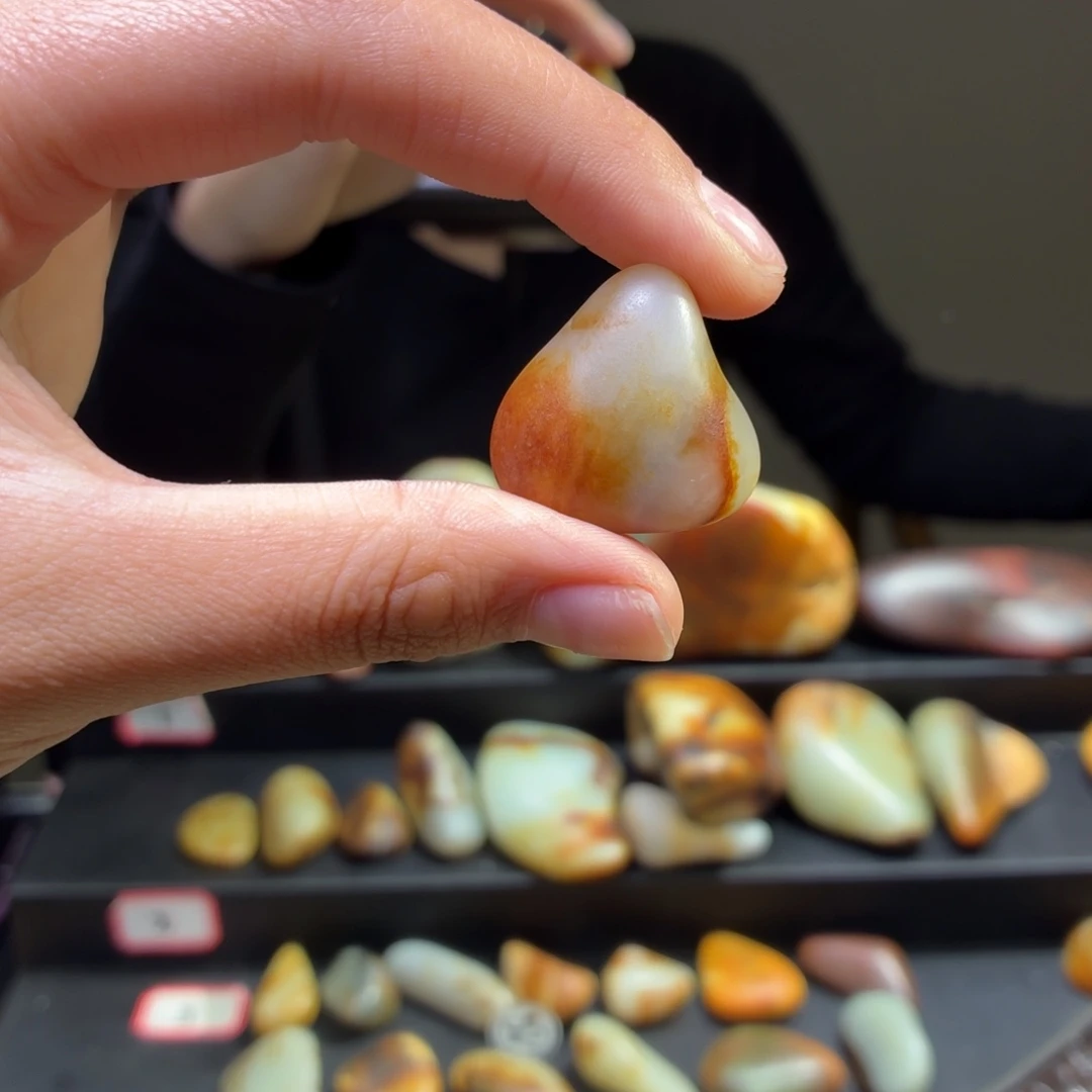 和田玉未镶嵌挂件12.4