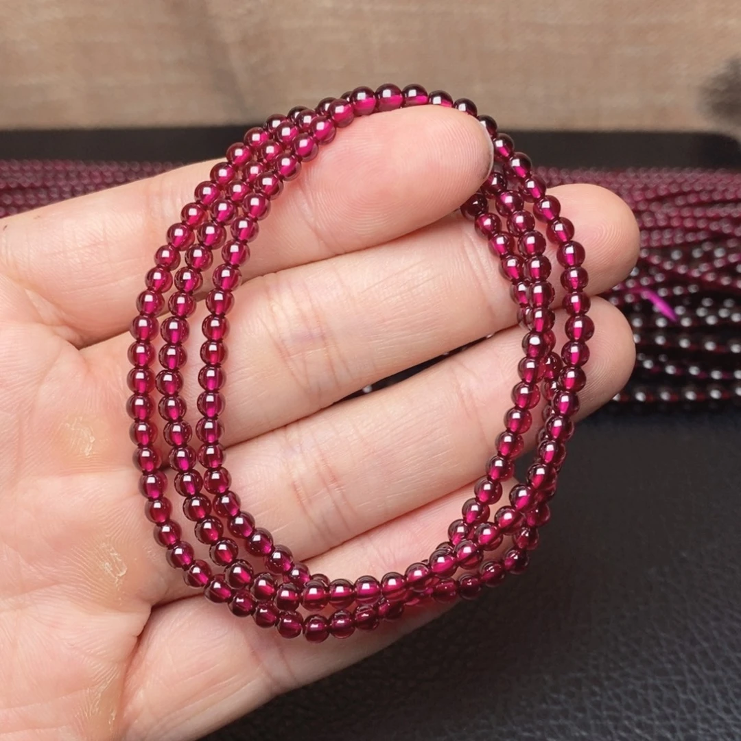 未镶嵌手链石榴石卡3.5毕业级项链